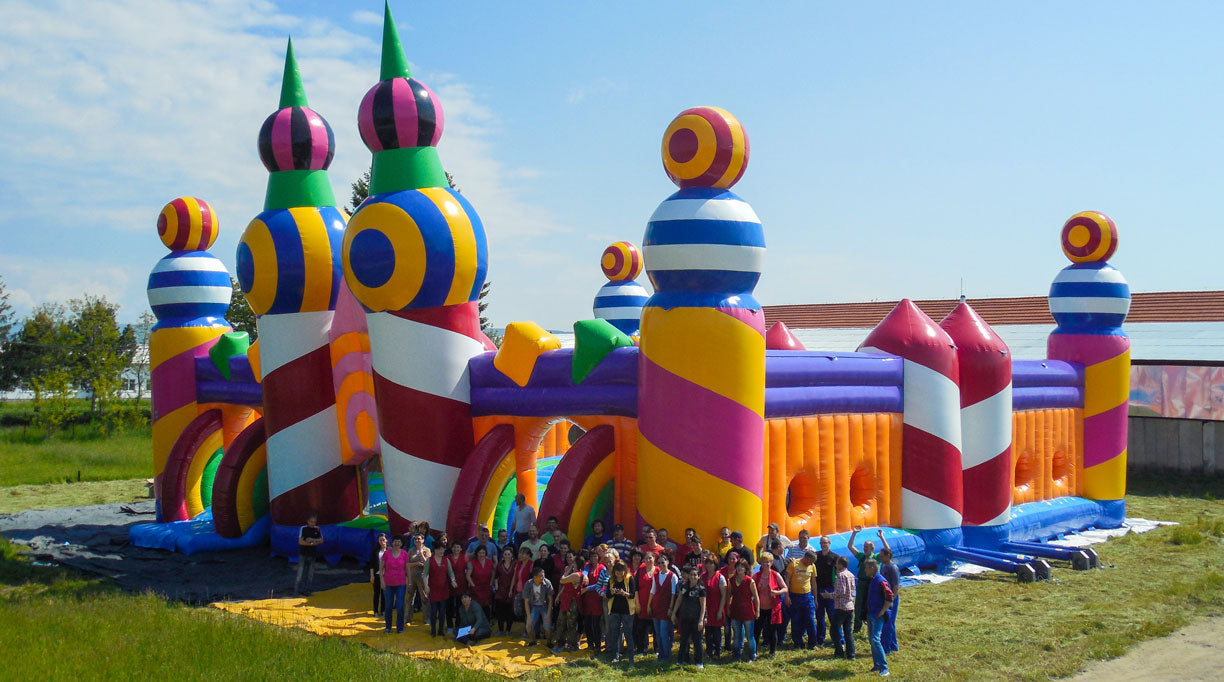 Worlds Largest Bouncy Castle