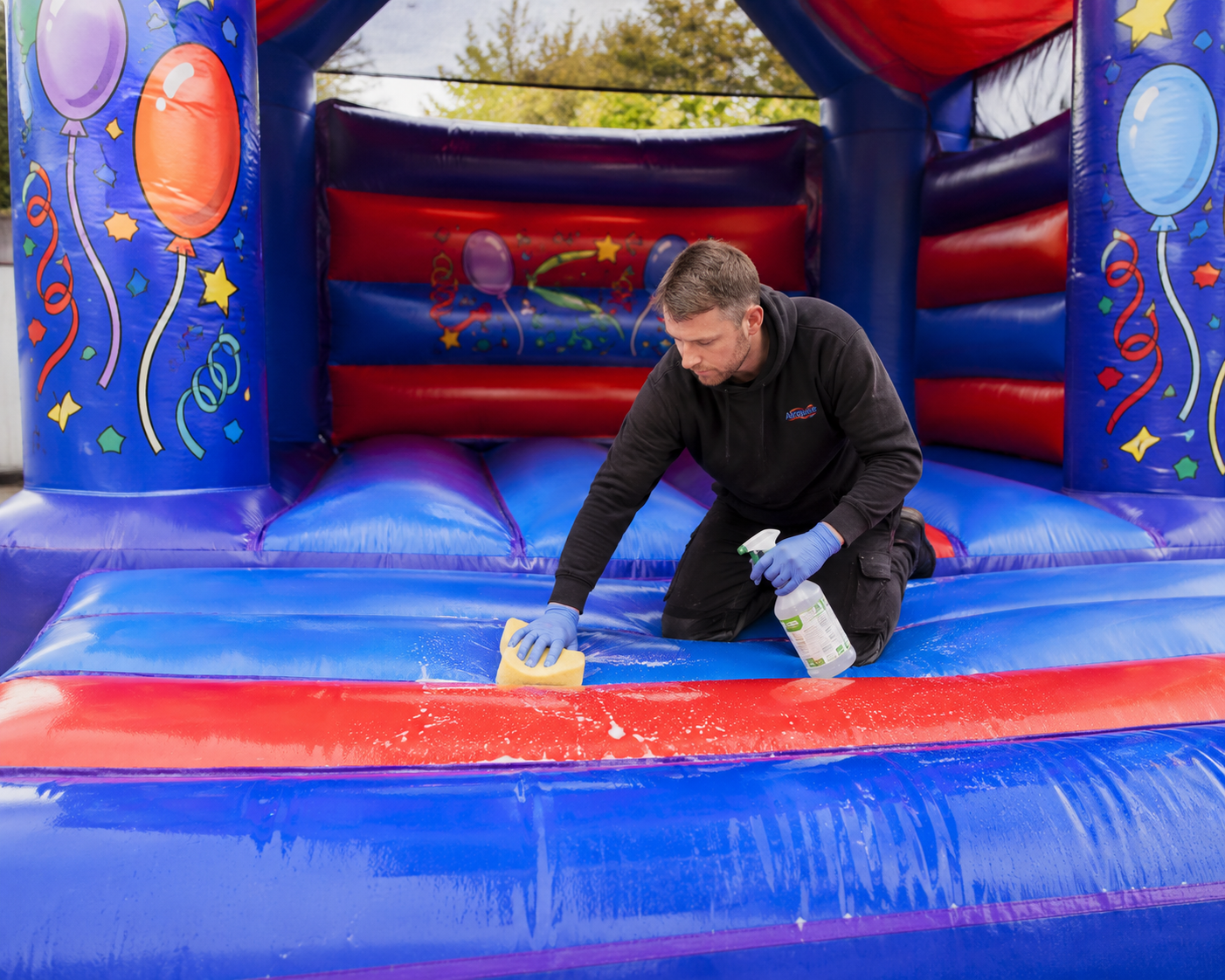 How to Clean an Inflatable Bouncy Castle