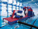 Gonfiabile piscina Double Trouble blu e rosso da 10 m