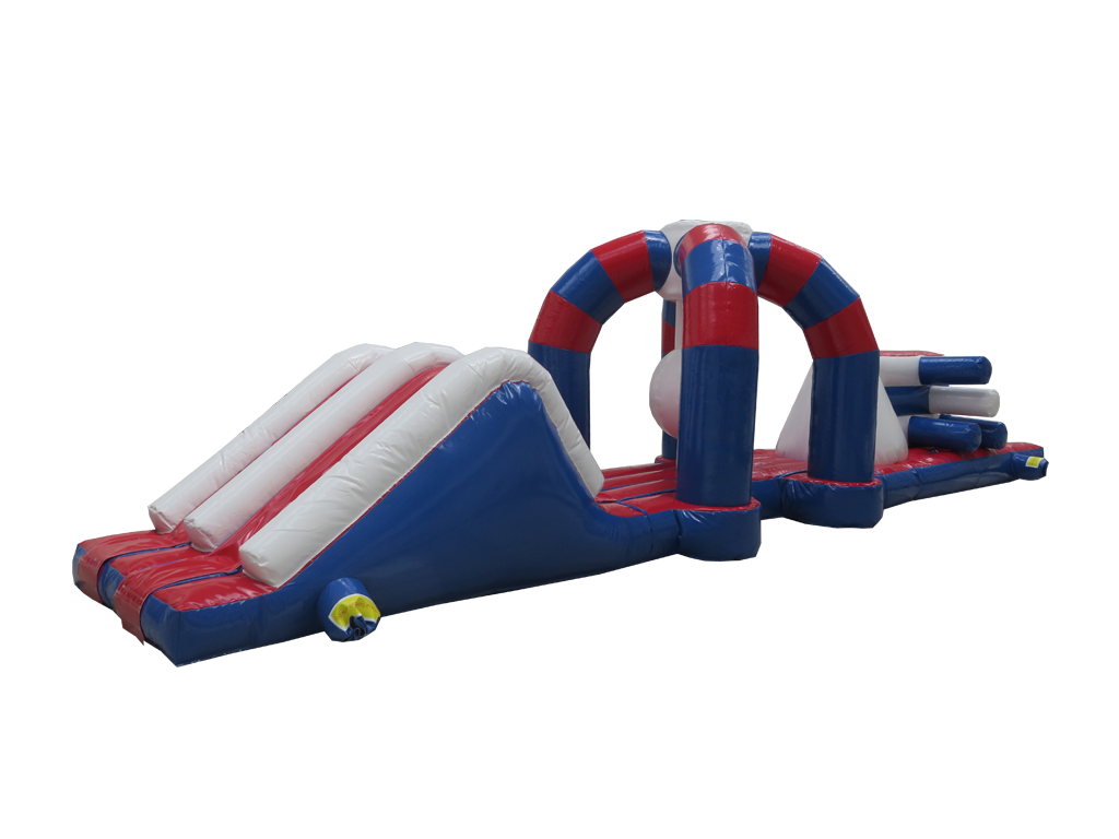 Gonfiabile piscina Double Trouble blu e rosso da 10 m