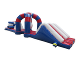 Gonfiabile piscina Double Trouble blu e rosso da 10 m