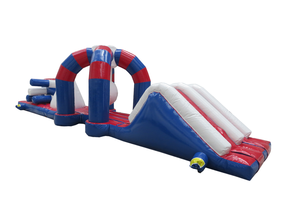 Gonfiabile piscina Double Trouble blu e rosso da 10 m