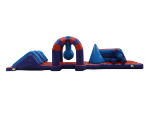 10m Purple & Orange Double Trouble Pool Inflatable
