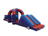 10m Purple & Orange Double Trouble Pool Inflatable