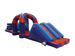 10m Purple & Orange Double Trouble Pool Inflatable