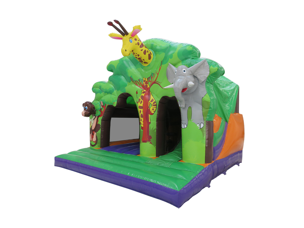 4.5x4.5m Jungle Kingdom Play and Slide