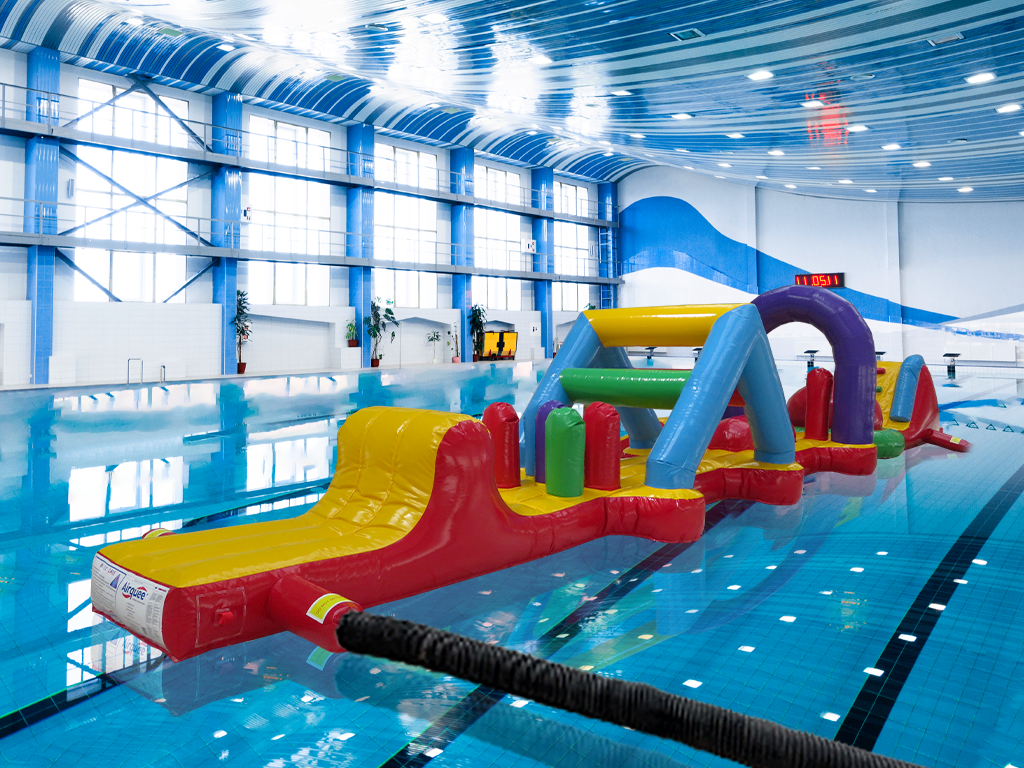15m Aqua Obstacle Platform H 1.5m Pool Inflatable