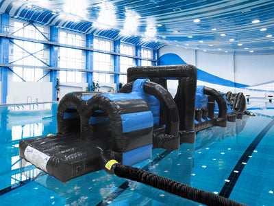15m Schwarz & Blau Xterminator Pool-Aufblasbar