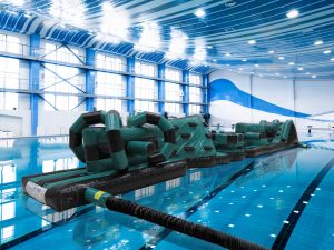 15m Black & Green Whirligig Pool Inflatable