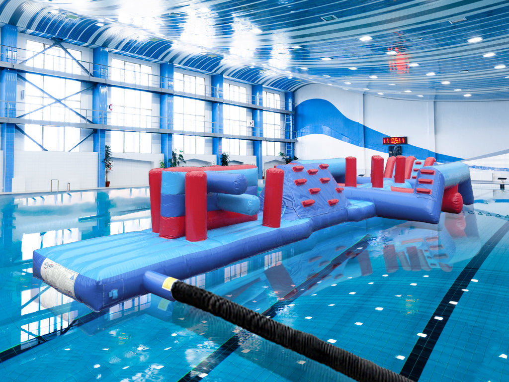 15m Blau & Rot Der Zerstörer Pool aufblasbar