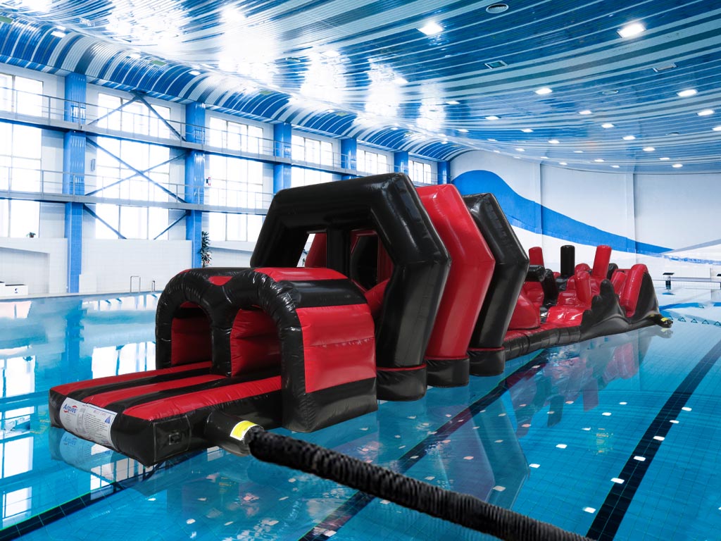 15m Rot & Schwarz Determinator Pool aufblasbar