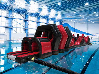 15m Red & Black Determinator Pool Inflatable