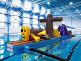 15m nadmuchiwany basen Pirate Dual Lane Aqua Run