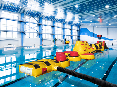 15m The Eliminator Pool Inflatable with 1.3m Slide