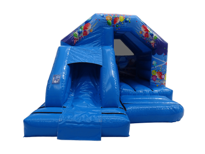 Combinado Escorrega Frontal Party Azul 5x4m