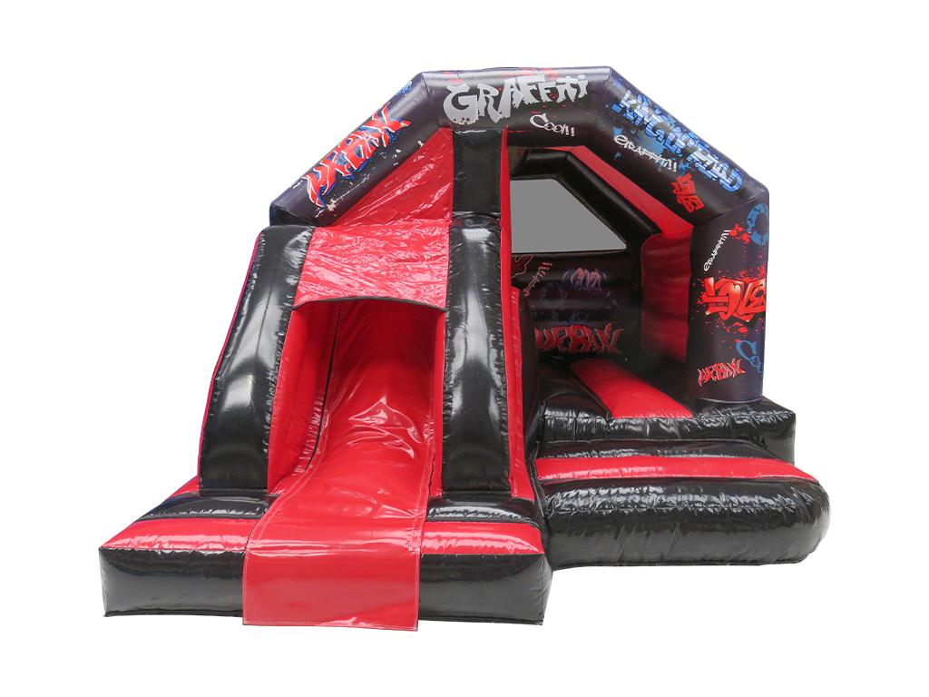 5x4m Graffiti Front Slide Combi