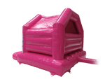 Combinado de tobogán frontal de fiesta rosa 5x4 m
