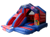5x4m Superheld Voorste Glijbaan Combi