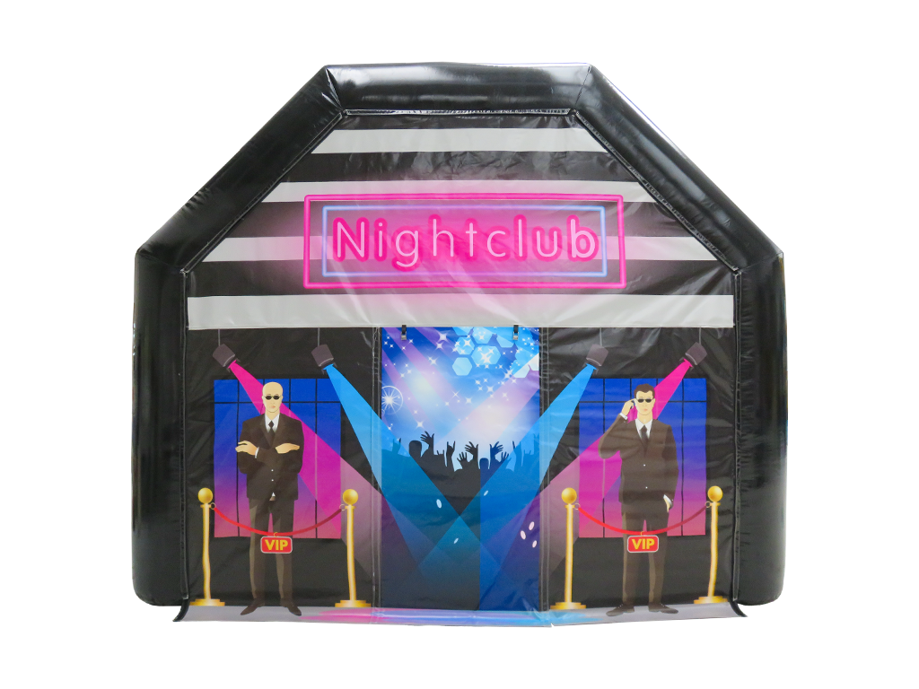 Boîte de nuit gonflable 4,5x4,5m - Prête pour disco