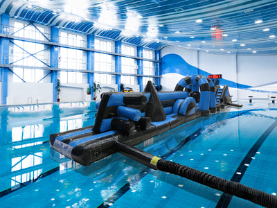 18m Blue Super Double Trouble Pool Inflatable