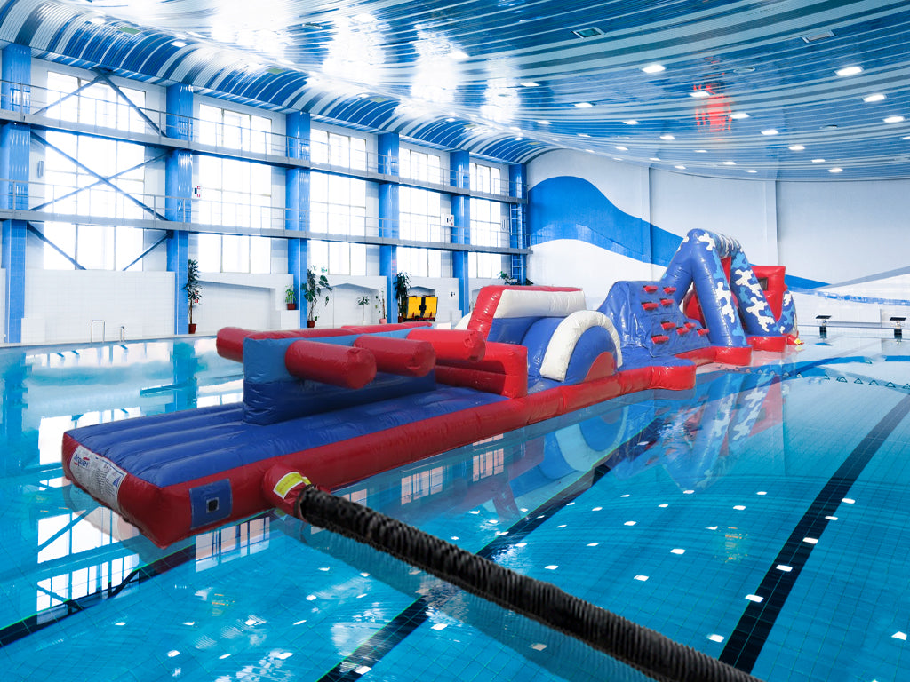 18m Commando Run Pool Inflatable
