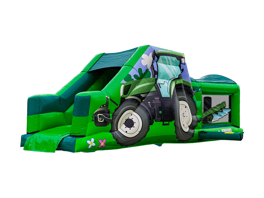 8m 1 Deel Groene Tractor Hindernisbaan