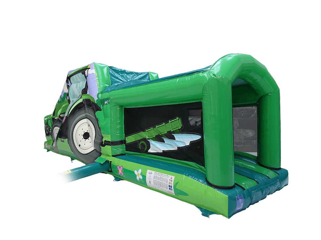 8m 1 Deel Groene Tractor Hindernisbaan