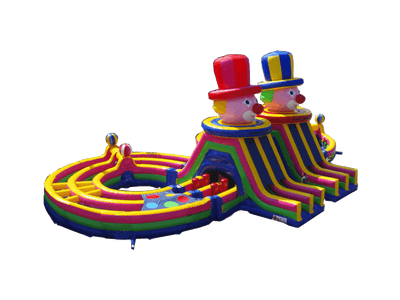 9 Part Clown Obstacle Course