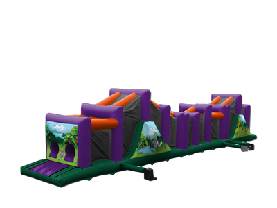 Parcours d'obstacles jungle en 3 parties