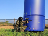 Ostacolo Paintball Cilindro Blu