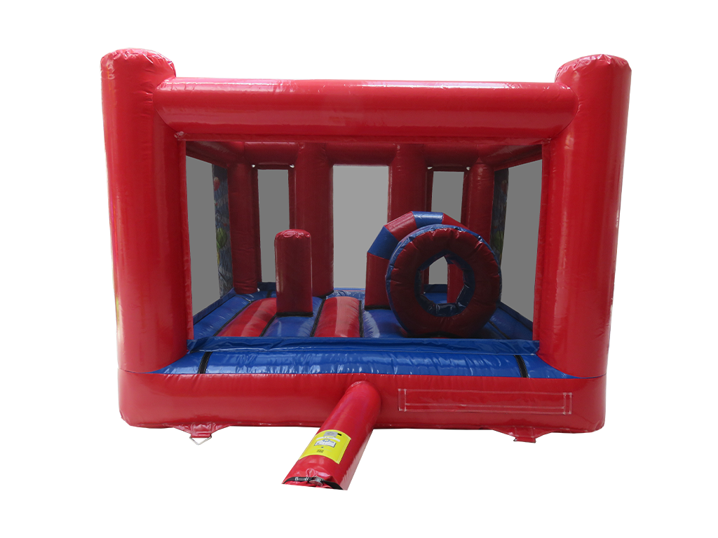4m x 3m Blue & Red Party Midi Bouncer