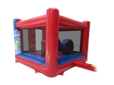 4m x 3m Blue & Red Party Midi Bouncer