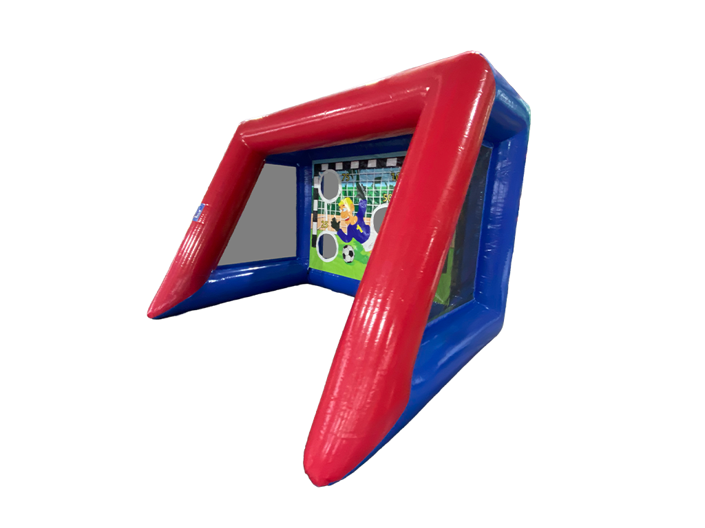 Blue & Red Inflatable Football Shootout