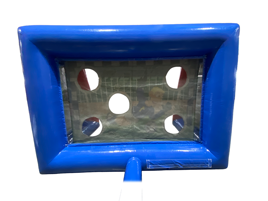 Blue & Red Inflatable Football Shootout