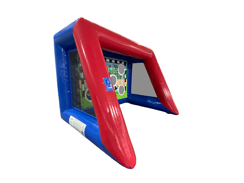 Blue & Red Inflatable Football Shootout