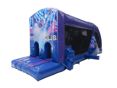 1 Part Purple & Blue Disco Fun Run - Disco Ready