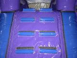 Carrera Divertida Disco Morado y Azul de 1 Parte - Listo para Disco