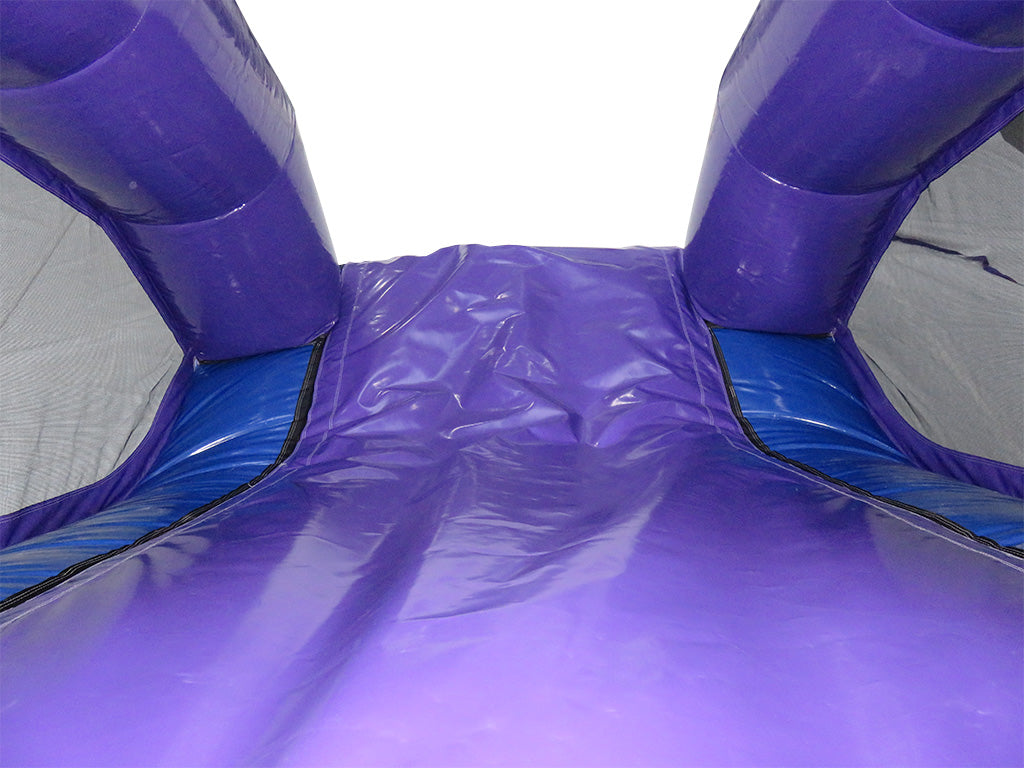 Carrera Divertida Disco Morado y Azul de 1 Parte - Listo para Disco