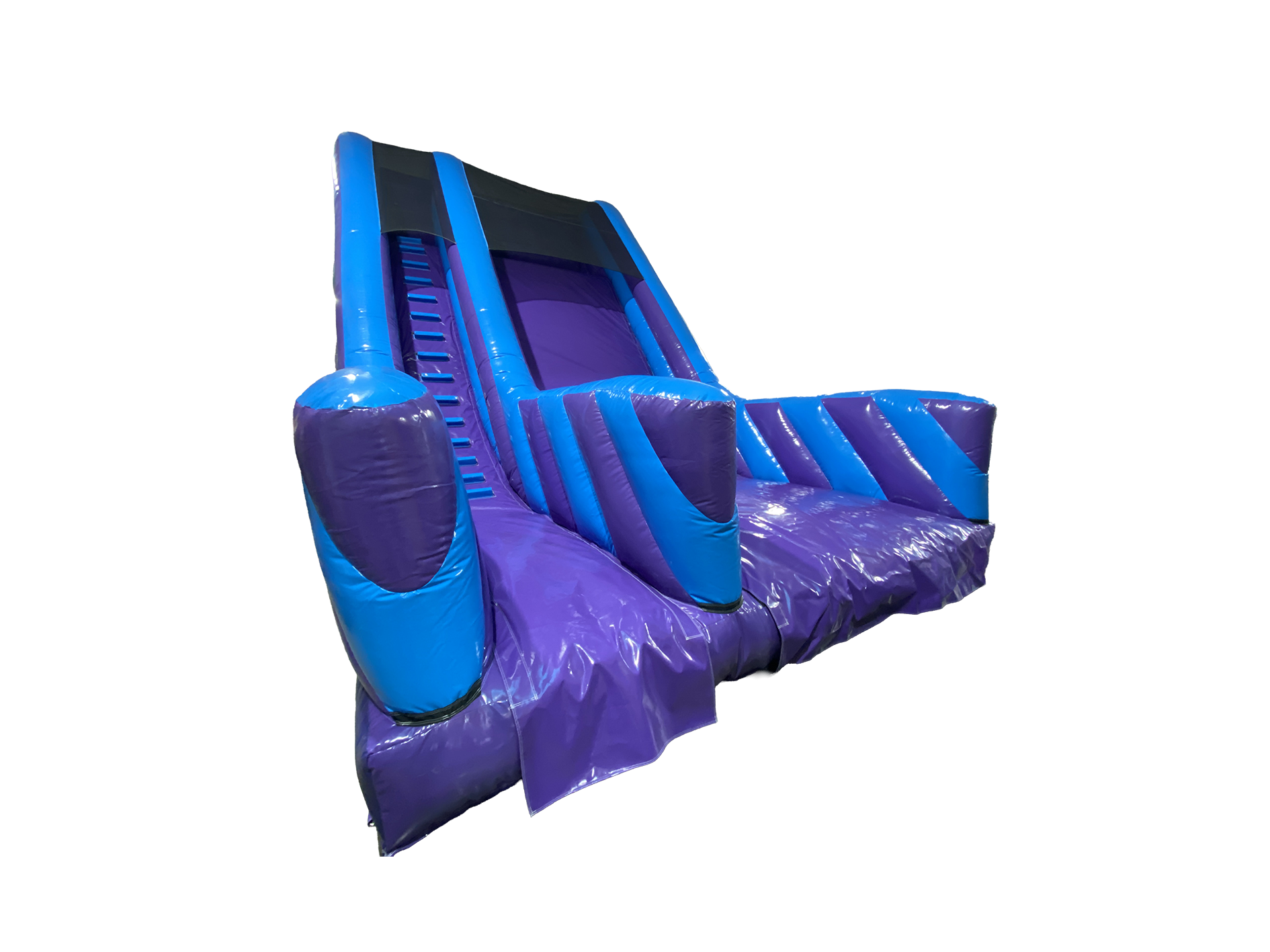 15ft Platform Purple & Blue Party Slide