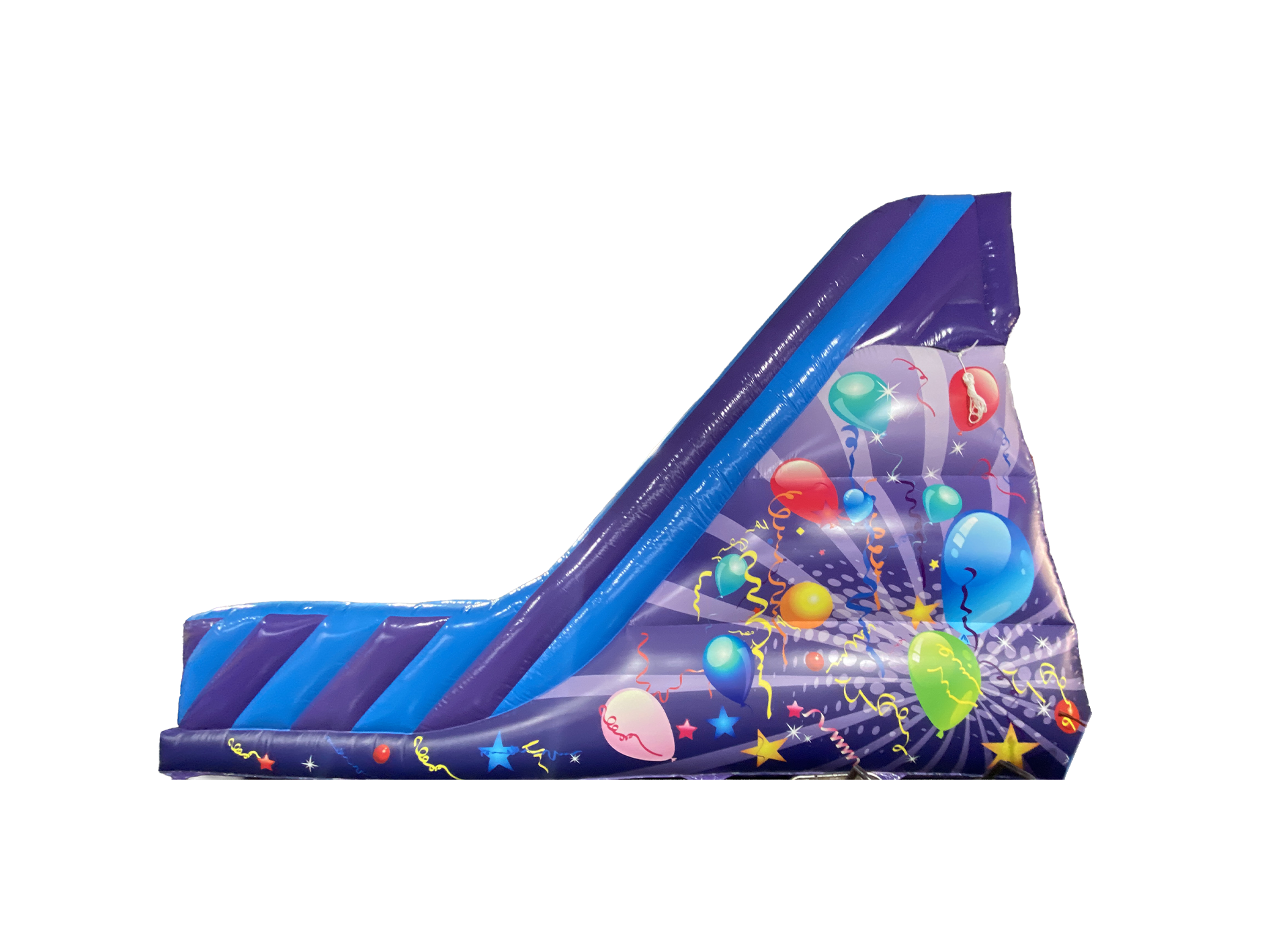 15ft Platform Purple & Blue Party Slide