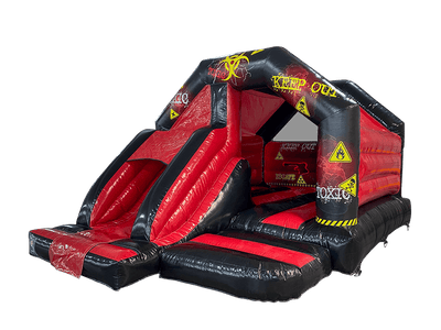 18x12ft Red Toxic Front Slide Combi