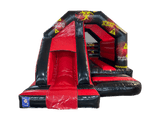 Combină tobogan frontal toxic roșu 5.5x3.7m