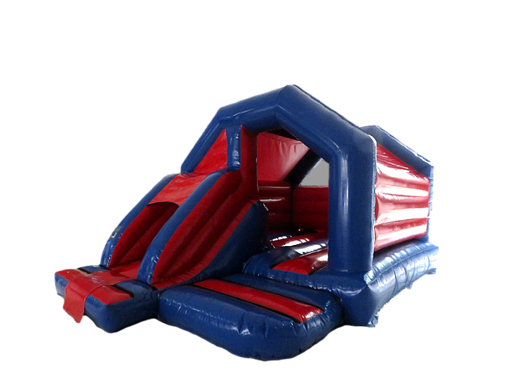 5,5x3,7m Blaues & Rotes Front-Rutschen-Kombi