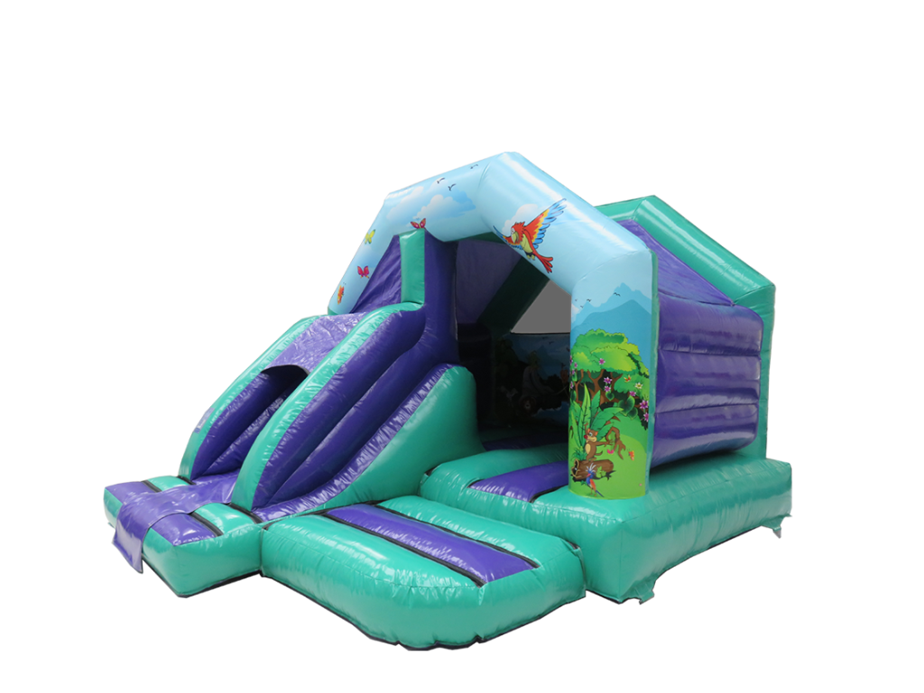 Combină Tobogan Față Junglă 5,5x3,7m