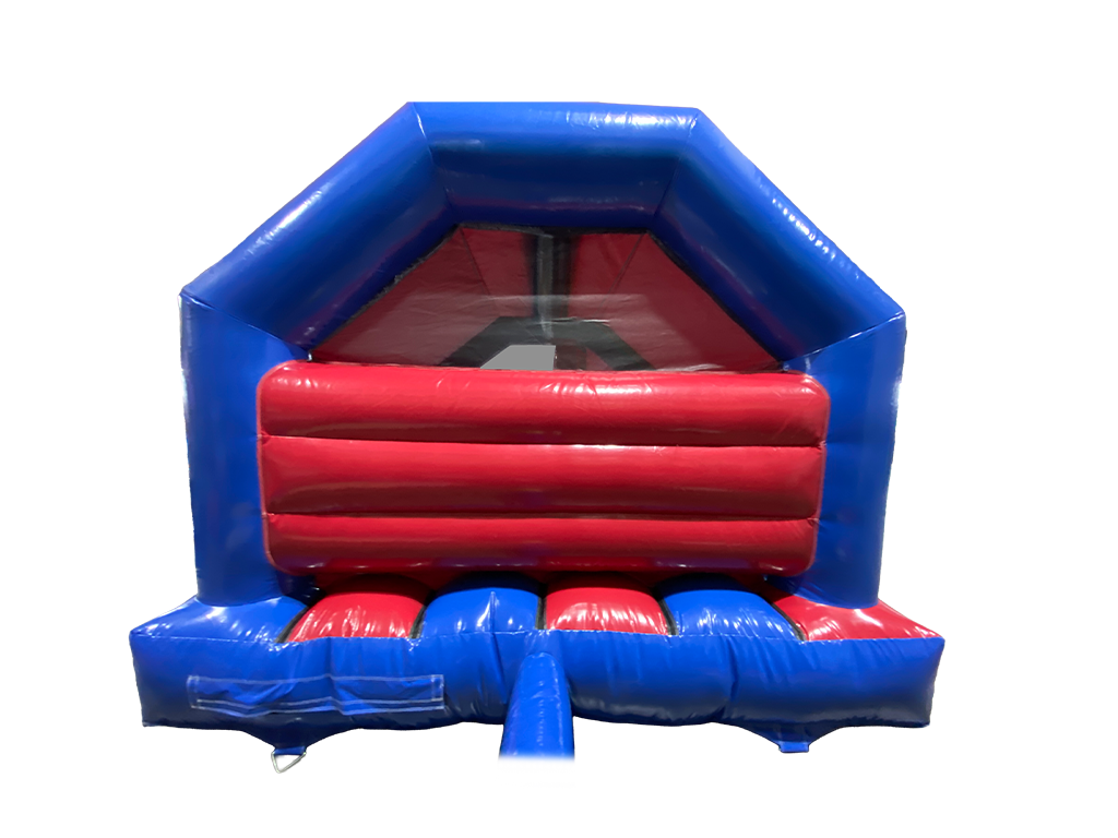 5.5x3.7m Blue & Red Party Front Slide Combi