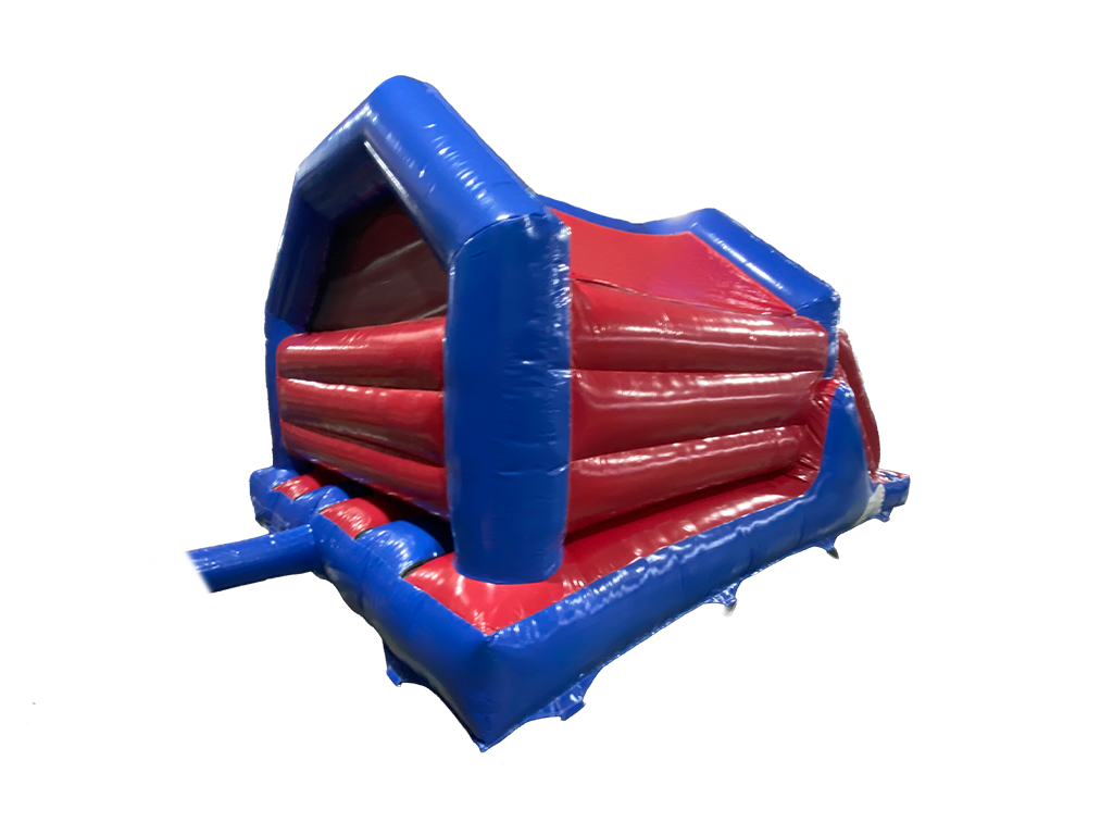 5.5x3.7m Blue & Red Party Front Slide Combi