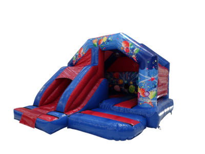 18x12ft Blue & Red Party Front Slide Combi