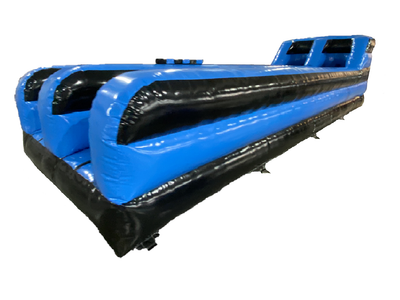 Ice Blue & Black Bungee Run