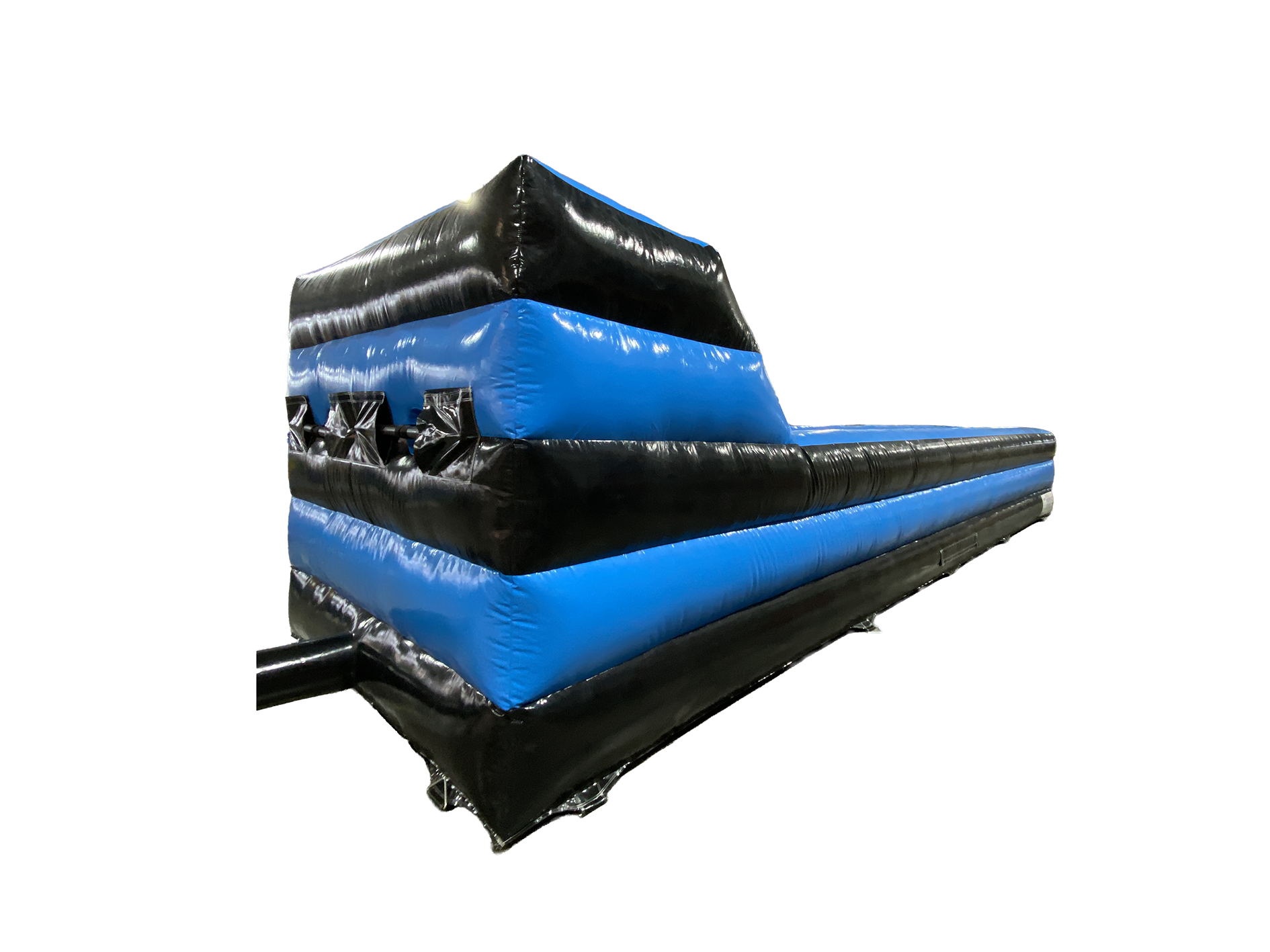Eisblauer & Schwarzer Bungee-Run
