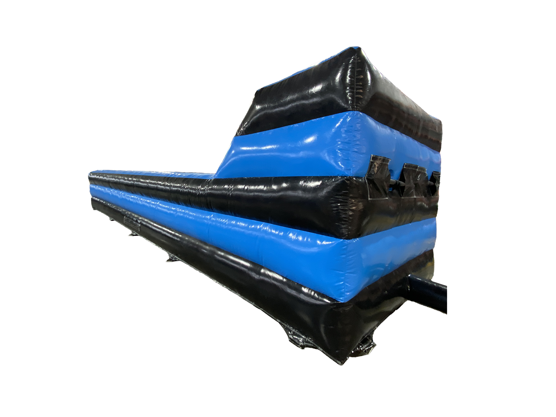 Eisblauer & Schwarzer Bungee-Run